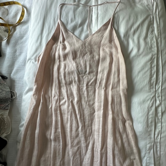Andrea & Joen Light pink soft linen shift dress - Picture 13 of 13
